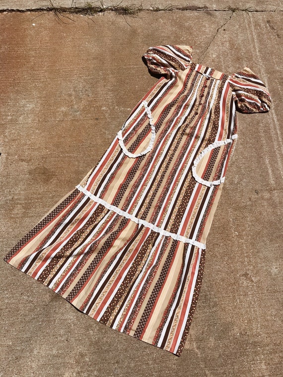 50s Bohemian Dress- Medium