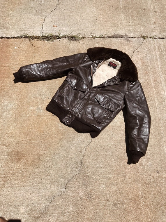Shearling Leather Motorcycle Jacket