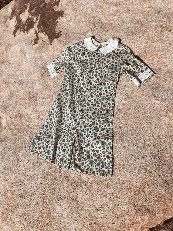 40s Paisley Playsuit- Small