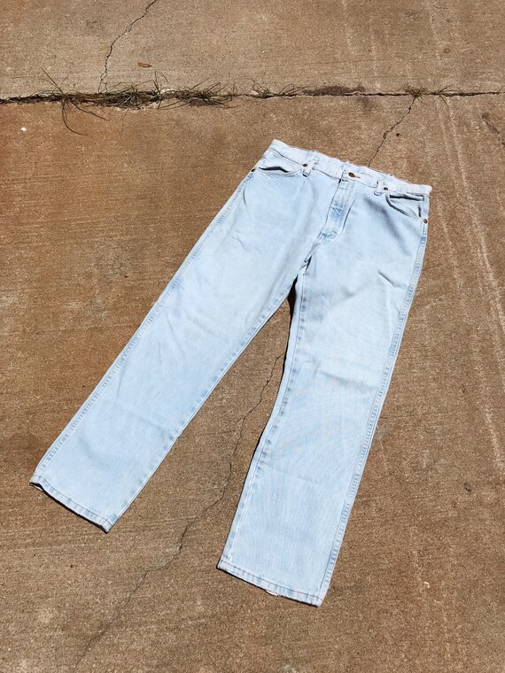 bleached wranglers