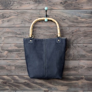 Faux Suede Handbag