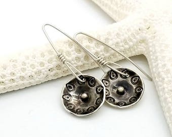 small earrings | bohemian jewelry | simple earrings | yoga jewelry | boho jewelry | boho earrings | minimalist earrings | silver earrings