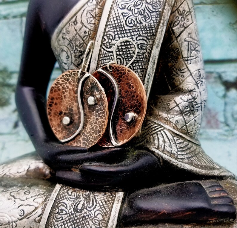 X Prism Mesa + Desert Yin Yang Earrings