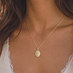 Oval Photo Locket Necklace, Vintage Gold Filled or Sterling Silver Keepsake, Dainty Memory Jewelry