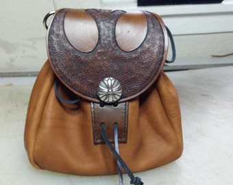leather sporran snake knot