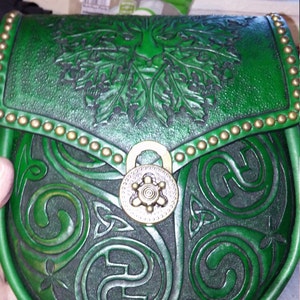 Celtic/green man belt bag sporran