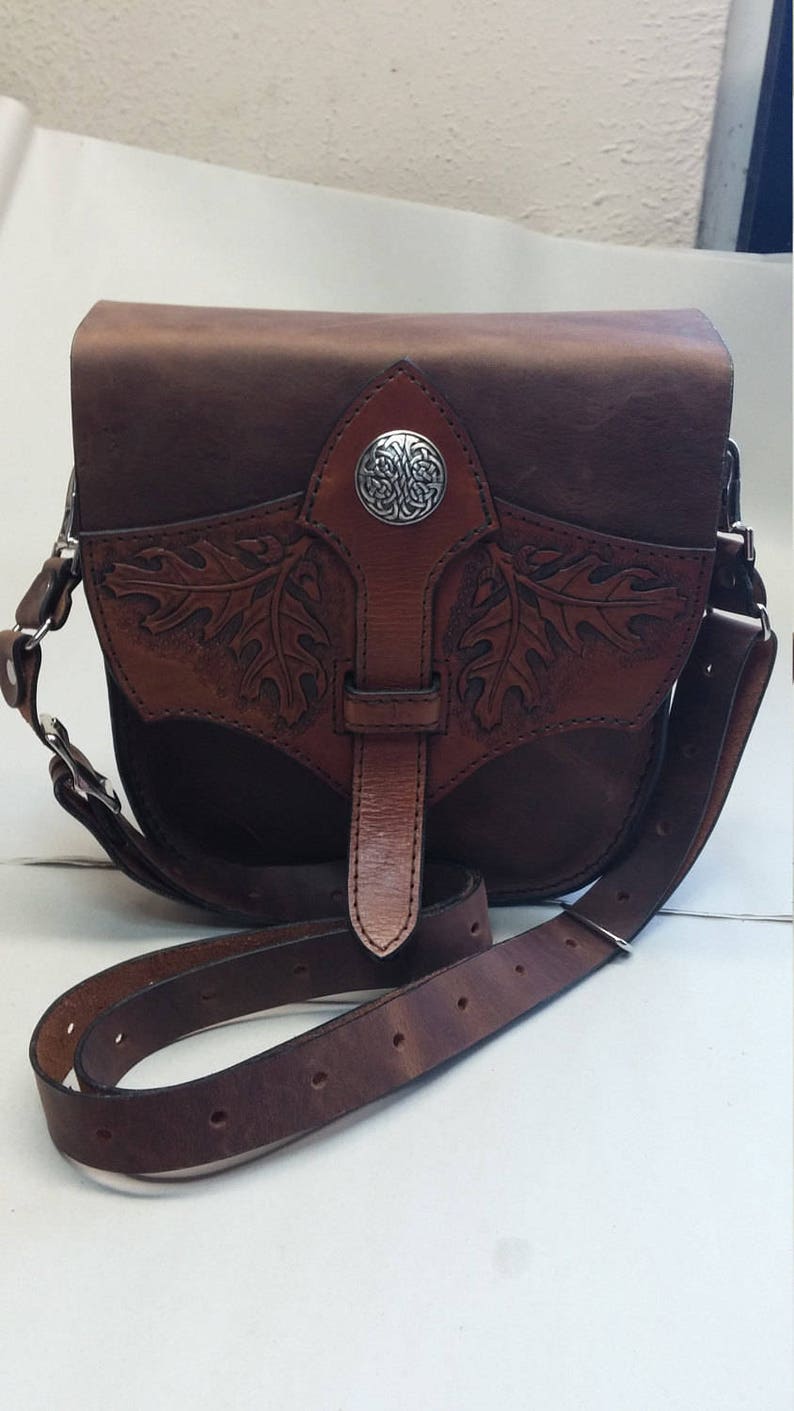 Celtic oak tongue bag