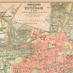 1910 Potsdam Allemagne Carte Antique