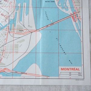 Carte vintage Montréal Canada 1967
