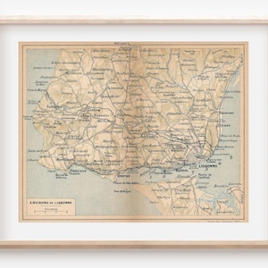 1916 Lisbonne Portugal Carte Ancienne