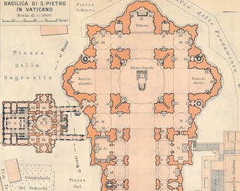 Vatican Floor Plan Etsy