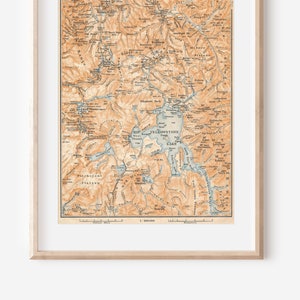 1930 年パリ フランス ブローニュの森のアンティーク地図 - Etsy