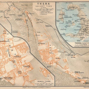 Ancient Thera Map