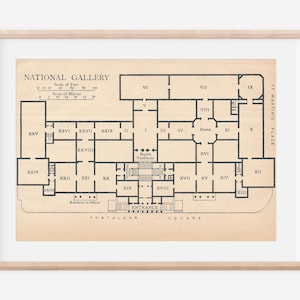 1922 National Gallery London Antiker Grundriss