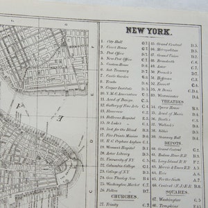 1874 New York City, Manhattan, Brooklyn Antique Map