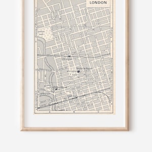 1967 London Canada Vintage Map