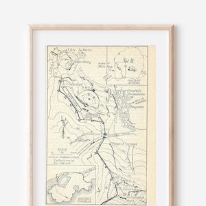 1967 Pnyx Hill Athen Griechenland Vintage Karte