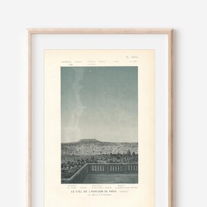 1870 Sternenkarte Paris Antike Astronomie-Druck