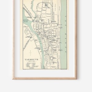 1899 Great Yarmouth United Kingdom Antique Map