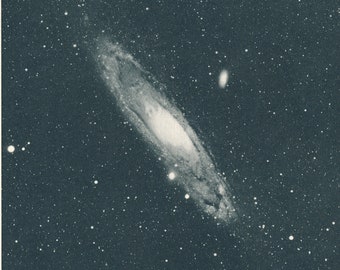 1959 Great Nebula in Andromeda Vintage Astronomy Print