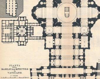 Vatican Floor Plan Etsy