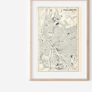 1967 Kalamata Griechenland Vintage Karte