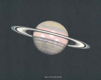 1959 Saturn Vintage Astronomy Print
