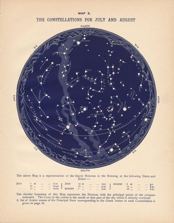 July Star Chart