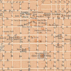 1904 Salt Lake City Utah Antique Map image 4