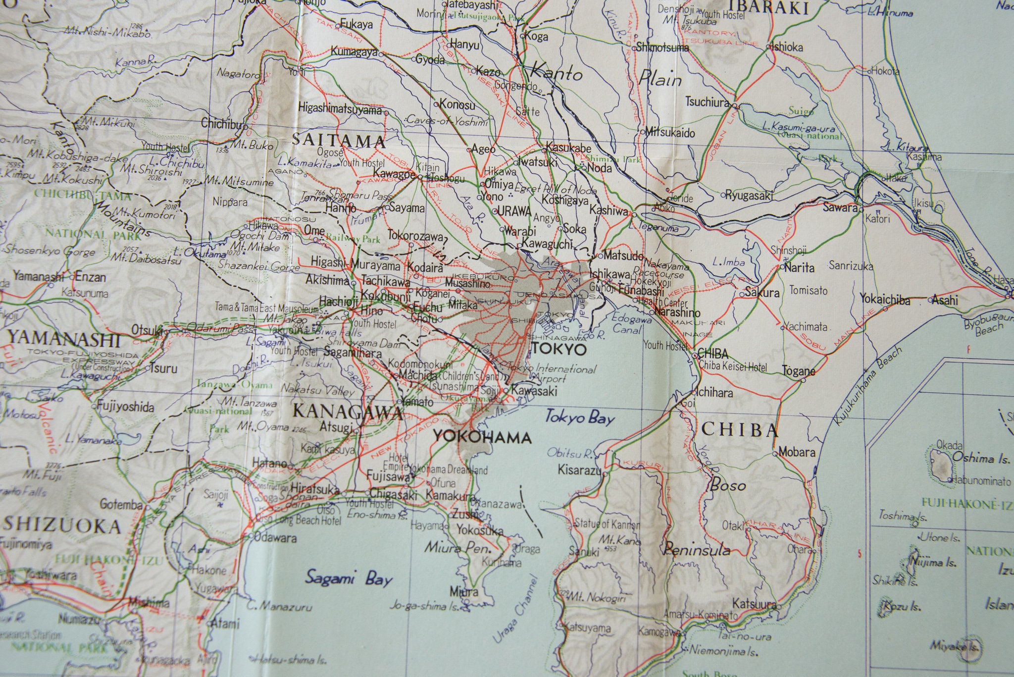❤️希少★骨董品★ハンディ★東京区分地図帖★改訂新版 1966★日地出版 1966 Tokyo & Kanto District Japan Vintage Map - Etsy