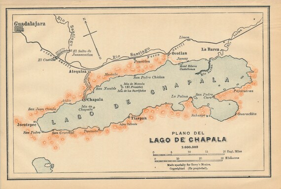 lac de chapala carte