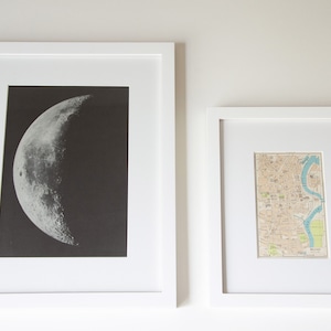 Framing: Contemporary White Real Wood Frames | Readymade Frame + Custom Mat + Archival Mounting