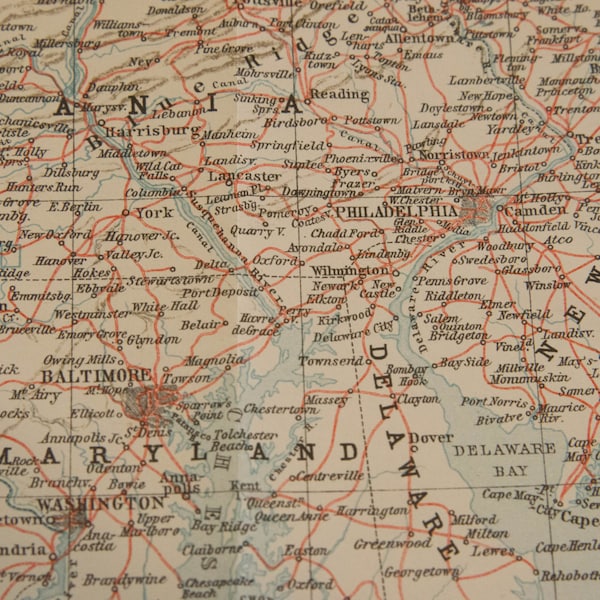 Antique Map of Eastern United States - Il 600x600.670548960 Sz9f 