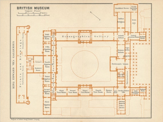 1923 British Museum London England United Kingdom Antique Etsy