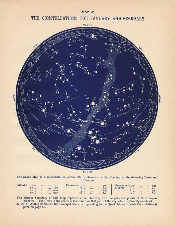 February Star Chart