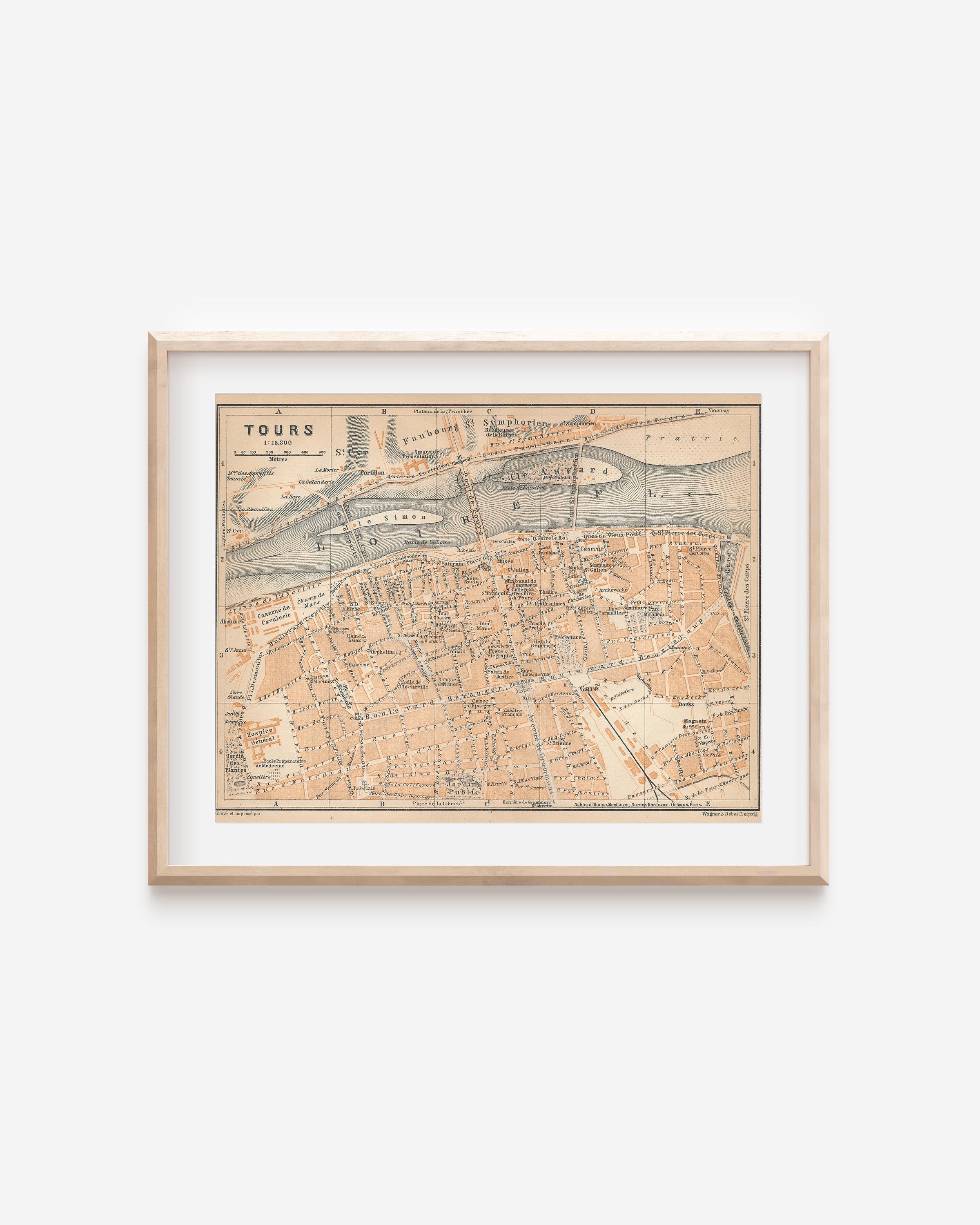 フランスアンティーク　MAP La France, Antique Map France by Le Rouge 1759 | Mapandmaps