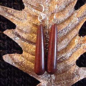 Jasper Drop Earrings, Choice of