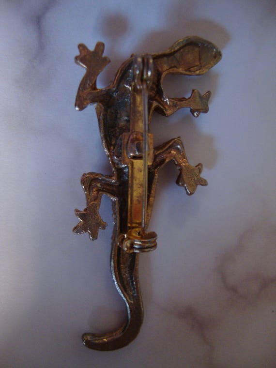 Lizard Brooch, Vintage - image 5