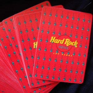 Hard Rock Hotel Las Vegas Playing Cards - Vintage