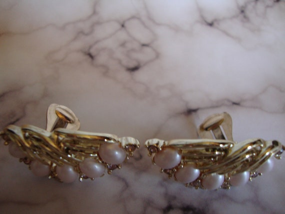Marboux Brooch and Earring Set, Vintage - image 5