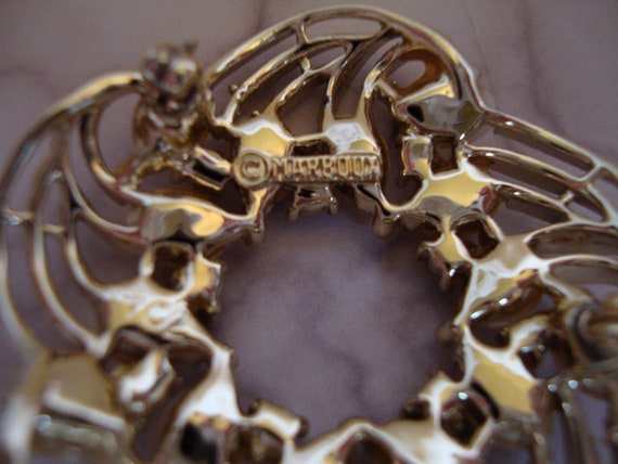 Marboux Brooch and Earring Set, Vintage - image 3