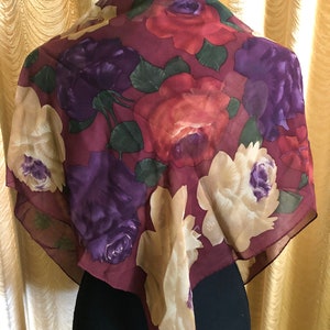 Halston Silk Scarf - Etsy display picture 1