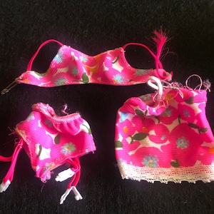Barbie Doll Clothes bra, slip, underwear and p.j.&#39;s