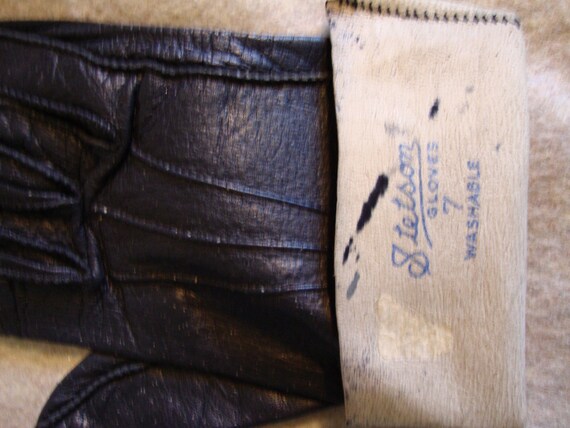 Deer Skin Gloves, Stetson, Vintage - image 4