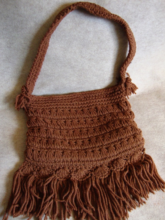 Macrame Shoulder Bag, Vintage