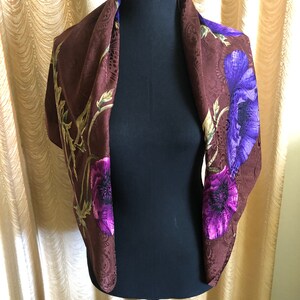 Anne Klein Silk Scarf Vintage