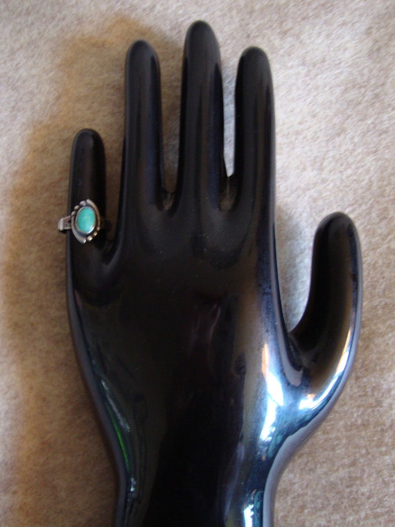 Turquoise Native American Ring - image 2