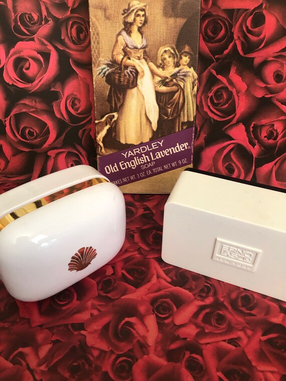 Perfumed Soap Boxes lot of 3