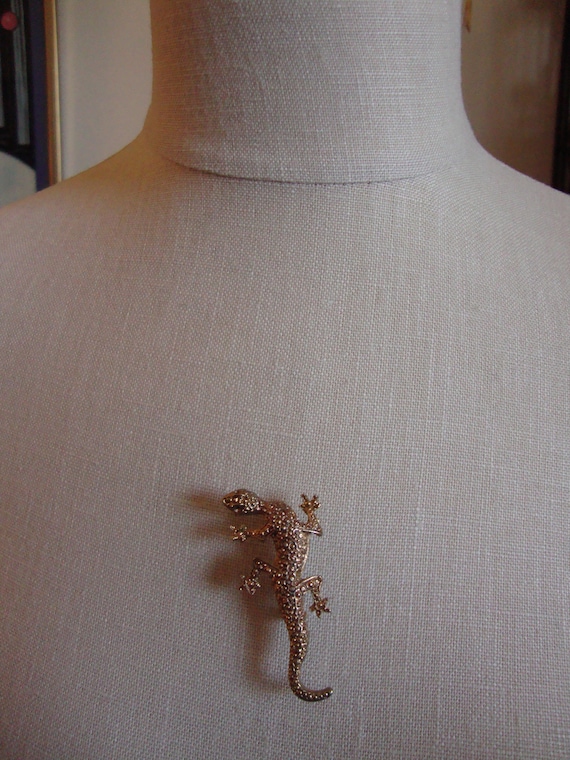 Lizard Brooch, Vintage - image 2