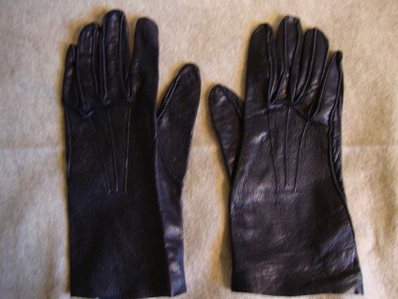 Deer Skin Gloves, Stetson, Vintage - image 1